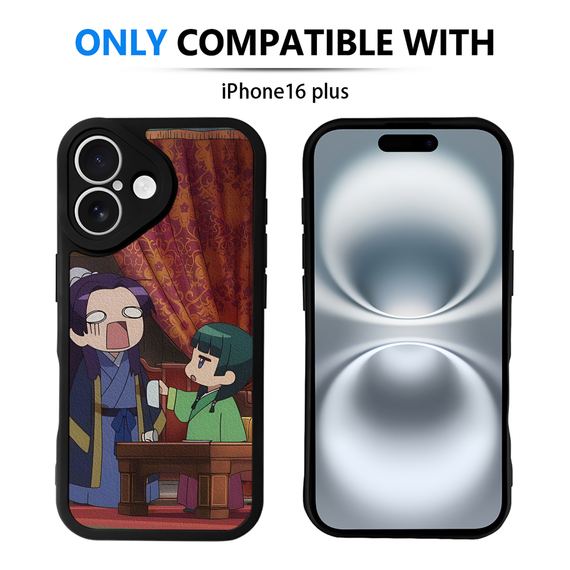 薬屋のひとりごと The Apothecary Diaries 【iPhone 16シリーズ対応】シリコンスマホケース（レザー調） 材質：シリコン